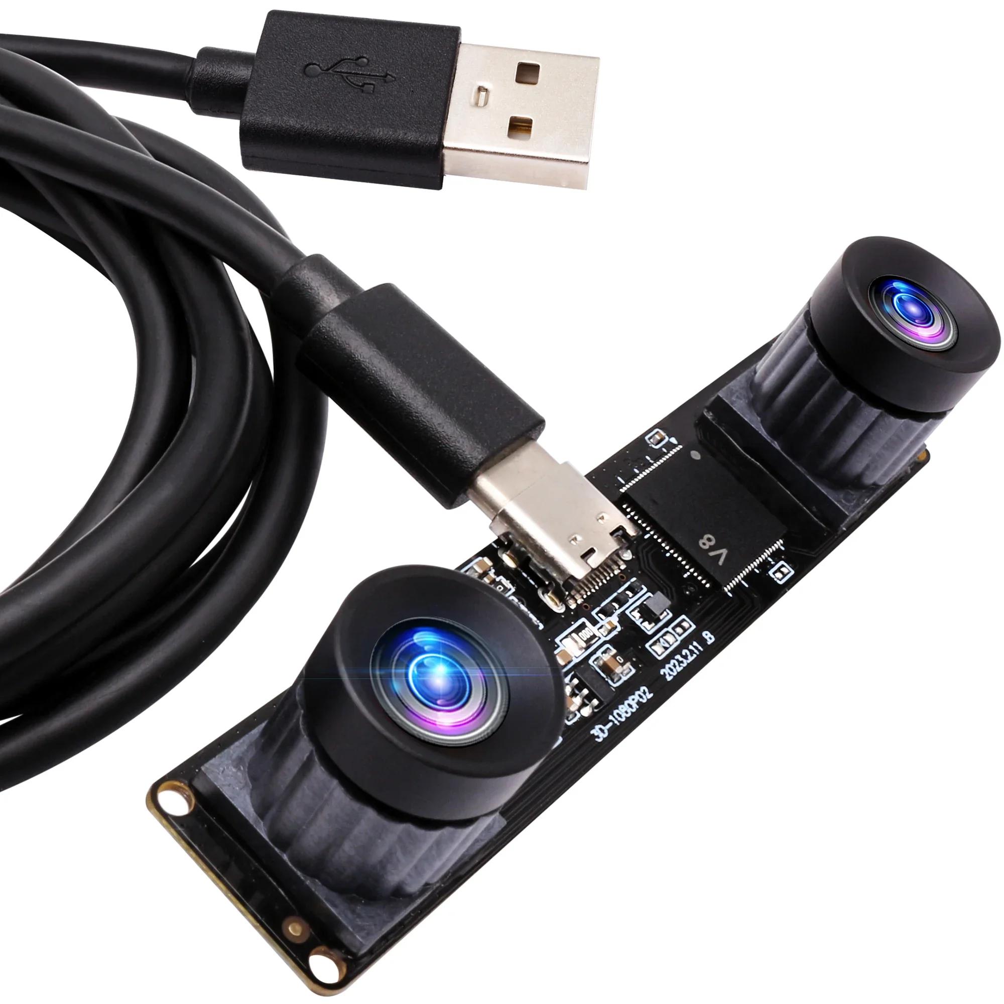 ELP   ȭ 3D  ī޶, ְ  , CŸ  ̴ ķ, USB, 1080P, 4MP, 60fps 